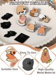 Ferraycle 20 Pcs Cute Enamel Brooch Pins Capybara Enamel Pins Cute Animal Badges Lapel Pins Don't Worry Be Capy Backpack Pin for Kids Women Men DIY Badges Clothing Jacket Backpacks Bag Gifts
