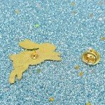 Cool Leaping Rabbit Pin - Animal World Series - Enamel Lapel Pin - Plated Badge for Clothing, Bags, and Lanyards