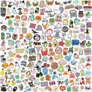 SINCCO 20/40/50 Pcs Cute Enamel Backpack Pins, Funny Anime Enamel Lapel Pins Bulk Set Cool Brooch Button Pins Badge Aesthetic for Backpacks, Bag, Jacket, Kids, Girls, Festival Present (Random Style)