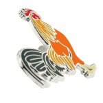 PinMart Rooster Farm Animal Trendy Enamel Lapel Pin