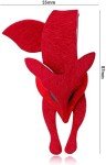 Fashion Fox Pin Brooch For Women Big Cute Acrylic Animals Brooch Lapel Pin Vintage Scarf Clip Female Jewelry