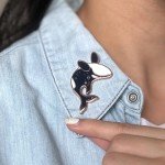 Papercranes Design Oceana Marine 3pcs Enamel Pins Set – Rose Gold Humpback Whale, Orca, Manta Ray Hard Lapel Pins for Bags, Jackets, and Clothes - Cute Illustrated Sea Animal Brooches for Collectors