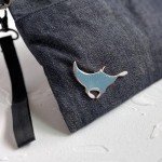 Papercranes Design Oceana Marine 3pcs Enamel Pins Set – Rose Gold Humpback Whale, Orca, Manta Ray Hard Lapel Pins for Bags, Jackets, and Clothes - Cute Illustrated Sea Animal Brooches for Collectors