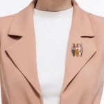 Lova Jewelry Christmas Holiday Triple Cat Charm Brooch Pin Cute Animal Enamel Pin