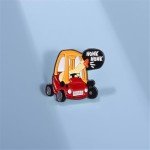 Funny Goose Enamel Lapel Pin Cute Creative Cartoon Animal Silly Goose Brooch Bags Jackets Hats Accessories for Women Men-A