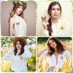 Sasylvia 16 Pcs Women Brooch Set Rhinestone Crystal Vintage Spring Animal Insect Plant Pins Brooches Bulk for Women (Nature)