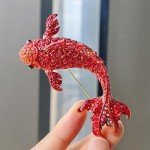 HETICA Animal Brooch for Women, Funny and Cute Flower Brooch Safety Pins Clothing Backpack Hat Decoration Enamel Pins Fashion Women Brooches and Pins Jewelry