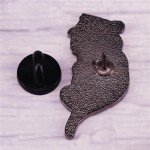 Otters Animals Enamel Pin Brooch Cute Hard Enamel Lapel Pin Cartoon Sea Animal Brooch Pins Badge for Children's Day Gift Clothes Backpacks Badges Hats Bags Gift