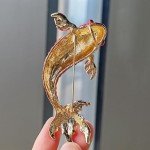 HETICA Animal Brooch for Women, Funny and Cute Flower Brooch Safety Pins Clothing Backpack Hat Decoration Enamel Pins Fashion Women Brooches and Pins Jewelry