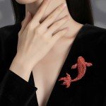 HETICA Animal Brooch for Women, Funny and Cute Flower Brooch Safety Pins Clothing Backpack Hat Decoration Enamel Pins Fashion Women Brooches and Pins Jewelry