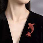 HETICA Animal Brooch for Women, Funny and Cute Flower Brooch Safety Pins Clothing Backpack Hat Decoration Enamel Pins Fashion Women Brooches and Pins Jewelry