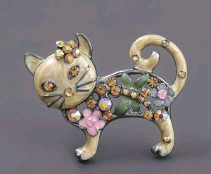 Cat Brooch pendant Pin Fashion Jewelry FAST Free Shipping