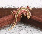Lizard Brooch Pin Fashion Jewelry FAST Free Shipping 2.3 Inch