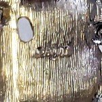 Vintage Signed Avon Stick Pin Brooch Gold Tone Koala Bear Mama Baby Animal