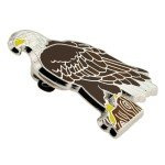 PinMart's American Bald Eagle Animal Enamel Lapel Pin