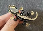 Lizard Brooch Pin Fashion Jewelry FAST Free Shipping 2.2 Inch