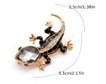 Lizard Brooch Pin Fashion Jewelry FAST Free Shipping 2.2 Inch