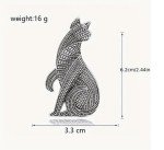 Cat Brooch Pin Fashion Jewelry FAST Free Shipping 2.7 Inch