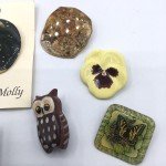 Lot of 14 Wood Resin Animal Pins Lion Fox Owl Rabbit Dog Cat Bird Butterfly