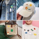 Lot of Cute Assorted Pins Free Lanyard Music Enamel Brooch Cat Dog Cartoon