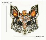 fox brooch pin Fashion jewelry FAST FREE SHIP 1.2 Inch