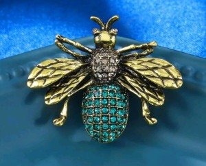 bee pin brooch Fashion jewelry FAST Free Ship 1.5 Inch
