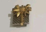 Vintage Premier Designs Christmas Package Pin/Pendent  