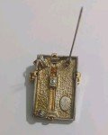 Vintage Premier Designs Christmas Package Pin/Pendent  