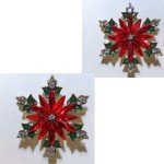 Sparkling Christmas Snowflake Brooch Delicate Rhinestone Badge Pin Fashion Women