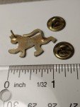 vintage pin jungle cat leopard tiger Military brooch?