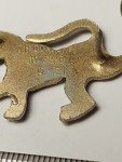 vintage pin jungle cat leopard tiger Military brooch?