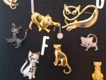 Vintage Cat Brooch Pin ~ Sold Individually ~ 43 to Choose From ~ Whimsical
