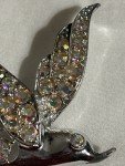 Vintage Sarah Coventry "Bird of Paradise"  (1965) Brooch Pin Rhinestone