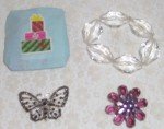 Vintage Mixed Jewelry Boho Style Lot  Plus Gift (K4)