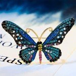 Women Brooch Set Crystal Pin Christmas Gifts Stocking Stuffers Vintage Animal Insect Elegant Flower Pins Brooches Bulk for Women Girls Set-A