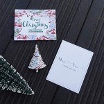 RareLove Vintage Red with Silver Christmas Tree Xmas Pins and Brooches Silver Plated Alloy Holiday Jewelry For Women