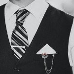 Crystal Crown Hanging Chain Brooch Suit Pin,Vintage Gold Crown Brooch,Suit Stud,Shirt Studs,Lapel Pin Accessories for Men Women (Silver Red)