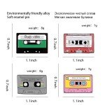 90's Music Tape Enamel Pin Vintage Nostalgic Best Song Brooches for Bag Clothes Lapel Pin Old-school Badge Jewelry Gift Friends