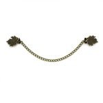 New Vintage Leaf Round Flower Chain Cardigan Clip Lady Retro Tassel Buckles Cloak Shirt Shirt Scarf Brooch Pin Jewelry