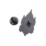 Weird Church Enamel Pins Custom Red Candlelight Castle Brooches Lapel Badges Punk Gothic Building Jewelry Gift For Best Friend
