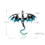 fly dragon Enamel Lapel Pins Brooch Jeans Badges backpack Jewelry for Clothing Badges accessories decor wedding gift DIY man