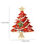 Xmas Enamel Brooch, Christmas Boots, Wreath, Metal Pin, Fashion Jewelry Gift For Women And Men, Christmas Decoration Gifts.