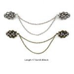 7 Styles Flower Leaf Round Shape Chain Cardigan Clip Vintage Unisex Tassel Cloak Shirt Suit Collar Buckles Jewelry Brooch Gift
