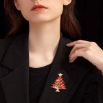 Xmas Enamel Brooch, Christmas Boots, Wreath, Metal Pin, Fashion Jewelry Gift For Women And Men, Christmas Decoration Gifts.