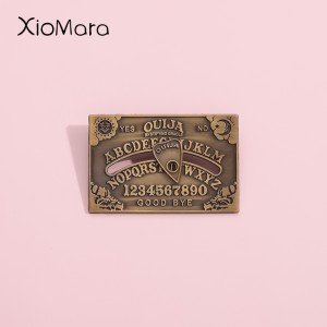 Divination board Pin Yes Or No The Magic Power Gothic Brooch Lapel Badges Adventure Journey Jewelry Gift For Fan Player Friends