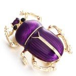Vintage Jewelry Insect Beetle Brooches For Women Kids Enamel Green Purple Animal Insects Brooch Jewelry Christmas Gifts
