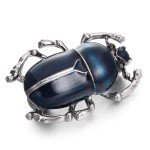 Vintage Jewelry Insect Beetle Brooches For Women Kids Enamel Green Purple Animal Insects Brooch Jewelry Christmas Gifts