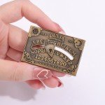 Divination board Pin Yes Or No The Magic Power Gothic Brooch Lapel Badges Adventure Journey Jewelry Gift For Fan Player Friends