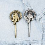 Vintage Hand Of The King Metal Brooch A Song of Ice and Fire Pin Badge Retro Punk Style Movie Jewelry And Clothing Accessories