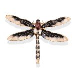 Fashion Crystal Vintage Dragonfly Brooch Large Insect Brooches For Women Pins Wedding Jewelry Accessories